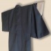HAORI HOMME BLEU-NOIR ,ÉPAIS POLY MÉLANGÉ 007-194